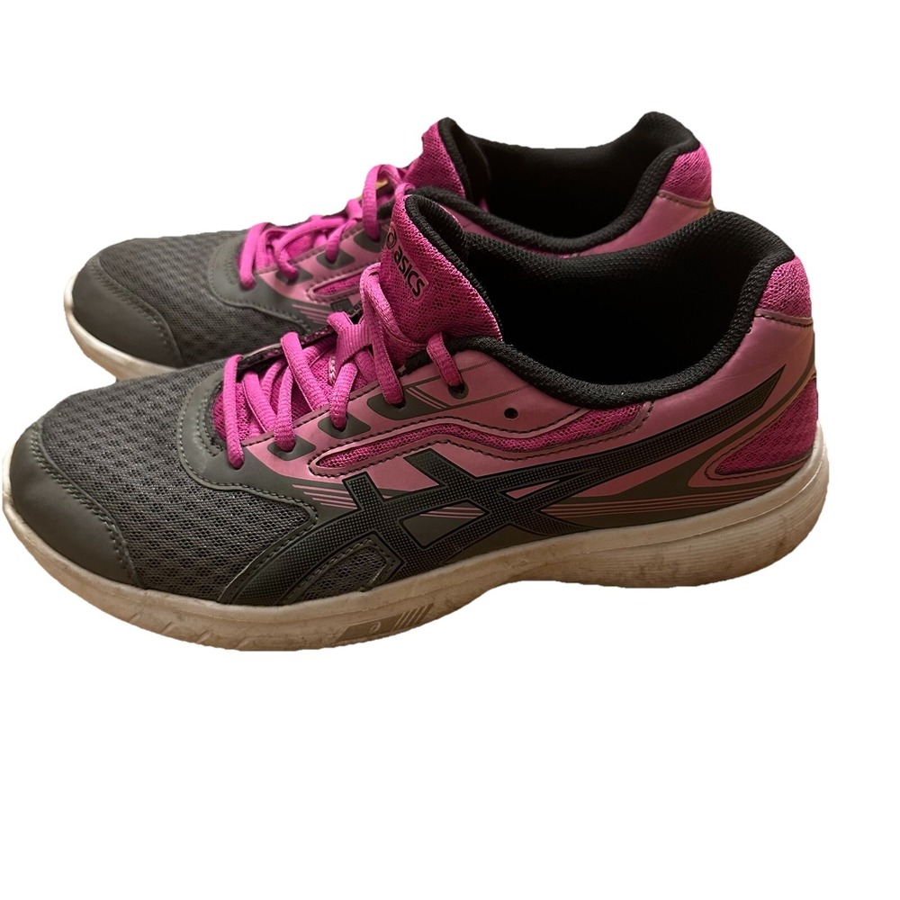 ASICS T791S Womens Sz 9 Medium Stormer Running-Shoes, Pink/Grey Comfort Walking‎